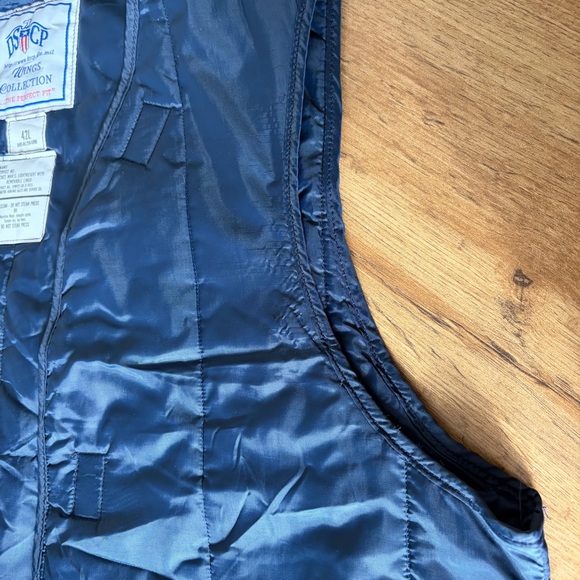 DSCP Wings Collection Military Liner Vest Men’s 42L Navy Quilted - Picture 5 of 11